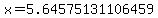 x=5.64575131106459