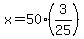 x=50%283%2F25%29