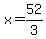 x=52%2F3