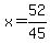 x=52%2F45