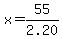 x=55%2F2.20