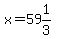 x=59%261%2F3