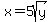 x=5sqrt%28y%29
