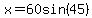 x=60sin%2845%29