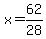 x=62%2F28