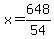 x=648%2F54