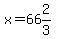 x=66%262%2F3