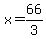 x=66%2F3