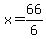x=66%2F6