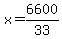 x=6600%2F33