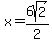 x=6sqrt%282%29%2F2