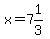x=7%261%2F3