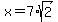x=7%2Asqrt%282%29