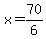 x=70%2F6