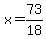 x=73%2F18