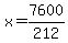 x=7600%2F212