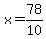 x=78%2F10