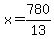 x=780%2F13