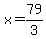 x=79%2F3