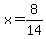 x=8%2F14