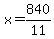 x=840%2F11