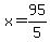 x=95%2F5