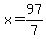 x=97%2F7
