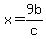 x=9b%2Fc