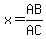 x=AB%2FAC