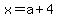 x=a%2B4