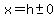 x=h%2B-+0