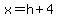 x=h%2B4