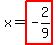 x=highlight%28-2%2F9%29