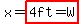 x=highlight%284ft=W%29