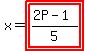 x=highlight%28highlight%28%282P-1%29%2F5%29%29