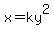 x=ky%5E2