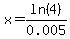 x=ln%284%29%2F0.005
