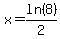 x=ln%288%29%2F2