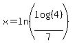 x=ln%28log%28%284%29%29%2F7%29
