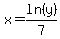 x=ln%28y%29%2F7