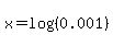 x=log%28%280.001%29%29