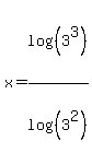 x=log%28%283%5E3%29%29%2Flog%28%283%5E2%29%29