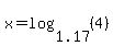 x=log%281.17%2C%284%29%29