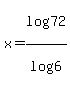 x=log%2872%29%2Flog%286%29
