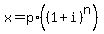 x=p%2A%28%281%2Bi%29%5En%29