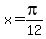 x=pi%2F12