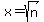 x=sqrt%28n%29