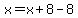 x=x%2B8-8