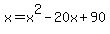 x=x%5E2-20x%2B90