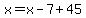 x=x-7%2B45